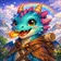 A colorful, stylized avatar featuring a friendly face with abstract geometric patterns in vibrant hues, ideal for a user prof